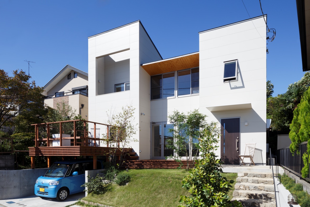 街並みを見ながら外構を考える