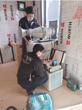 <Kizuki>建築物件の追跡レポート　横浜市戸塚区　S様（気密測定）