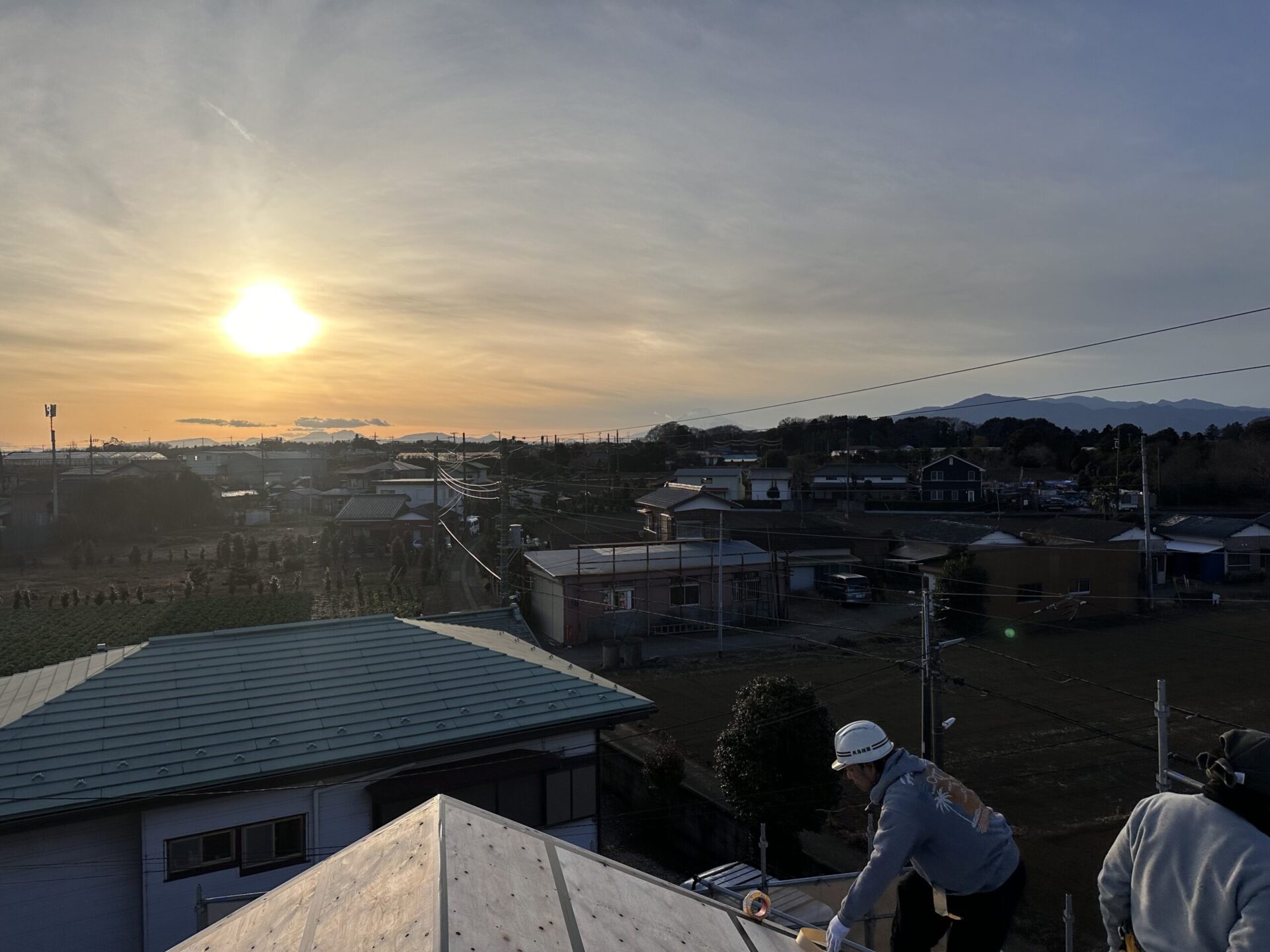 菖蒲沢の住宅　上棟しました