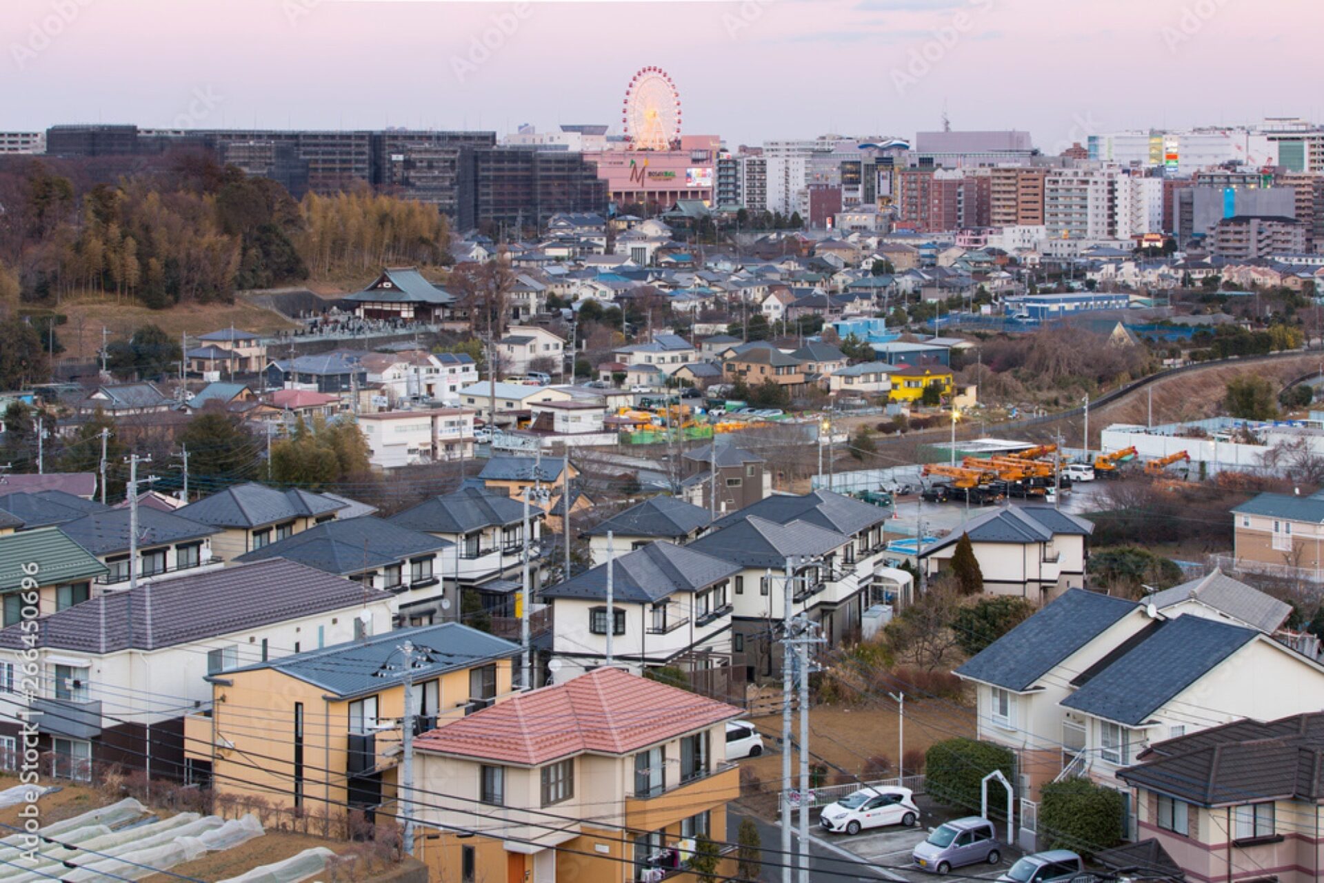 みなとよこはまから車で30分移動すれば田園地帯