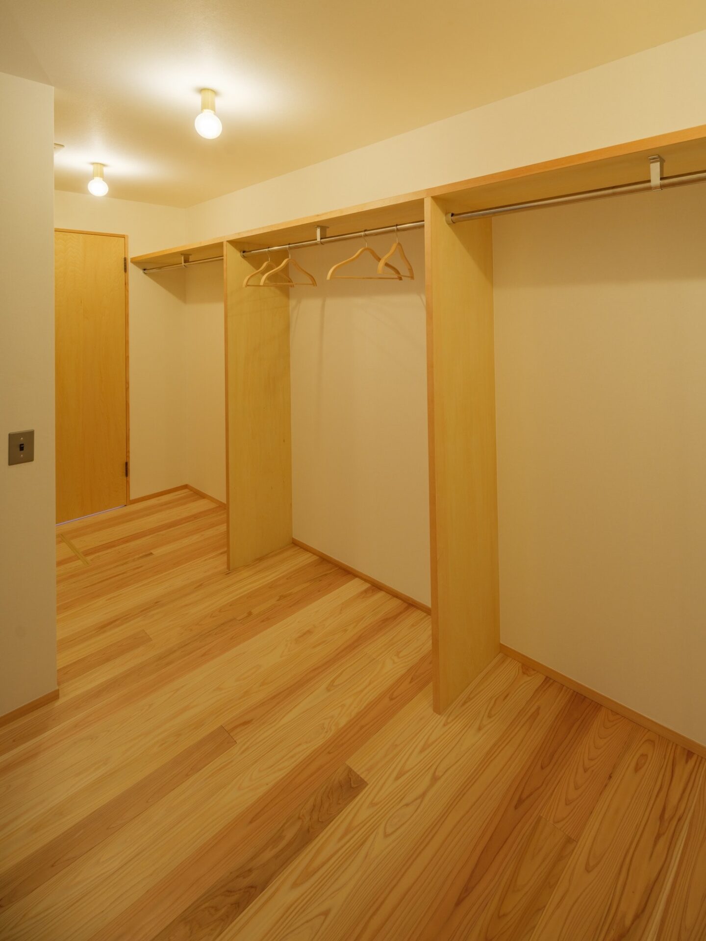 ファミリークローゼットの配置