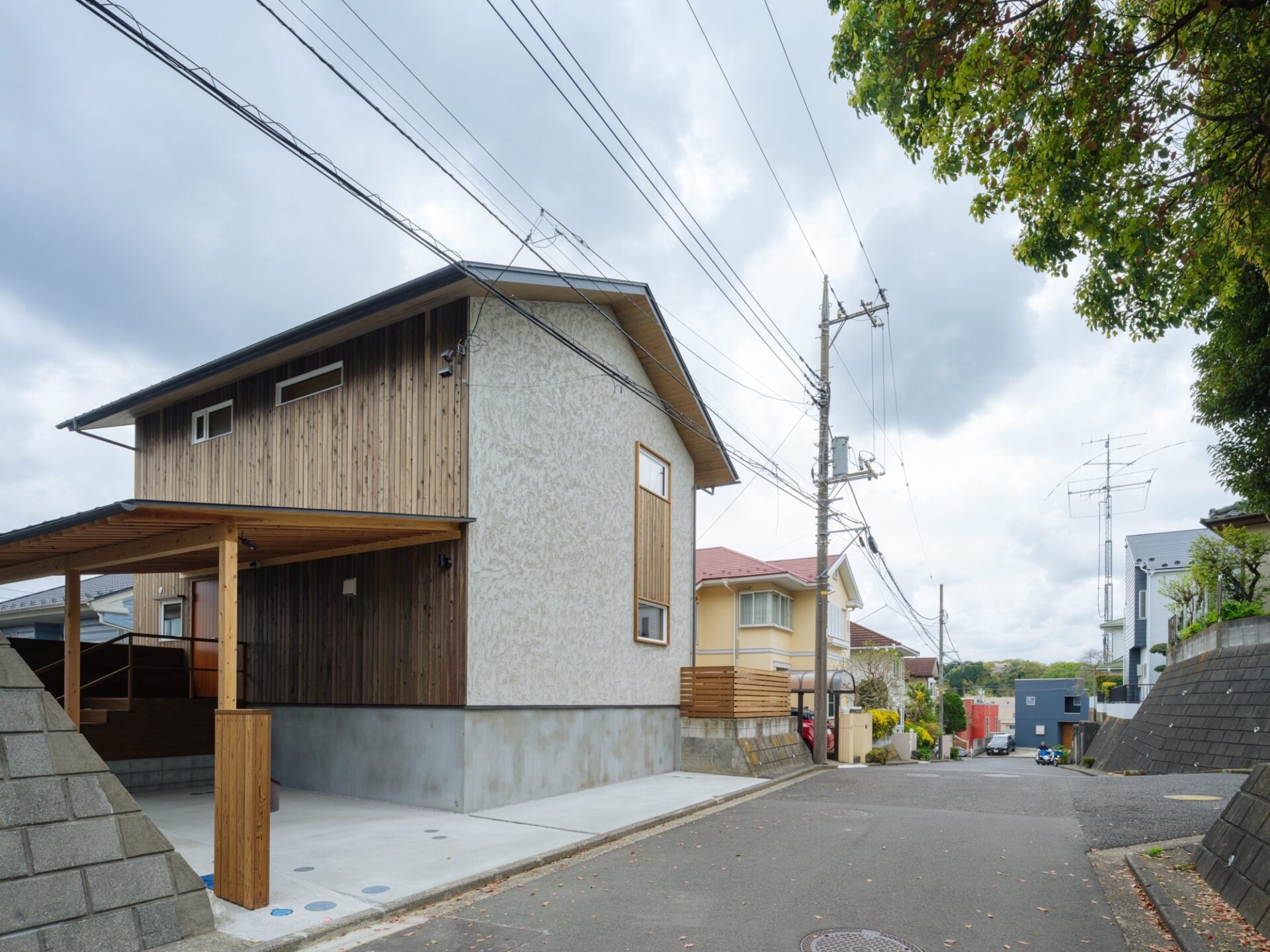 公園の借景を最大限に活かした住まい