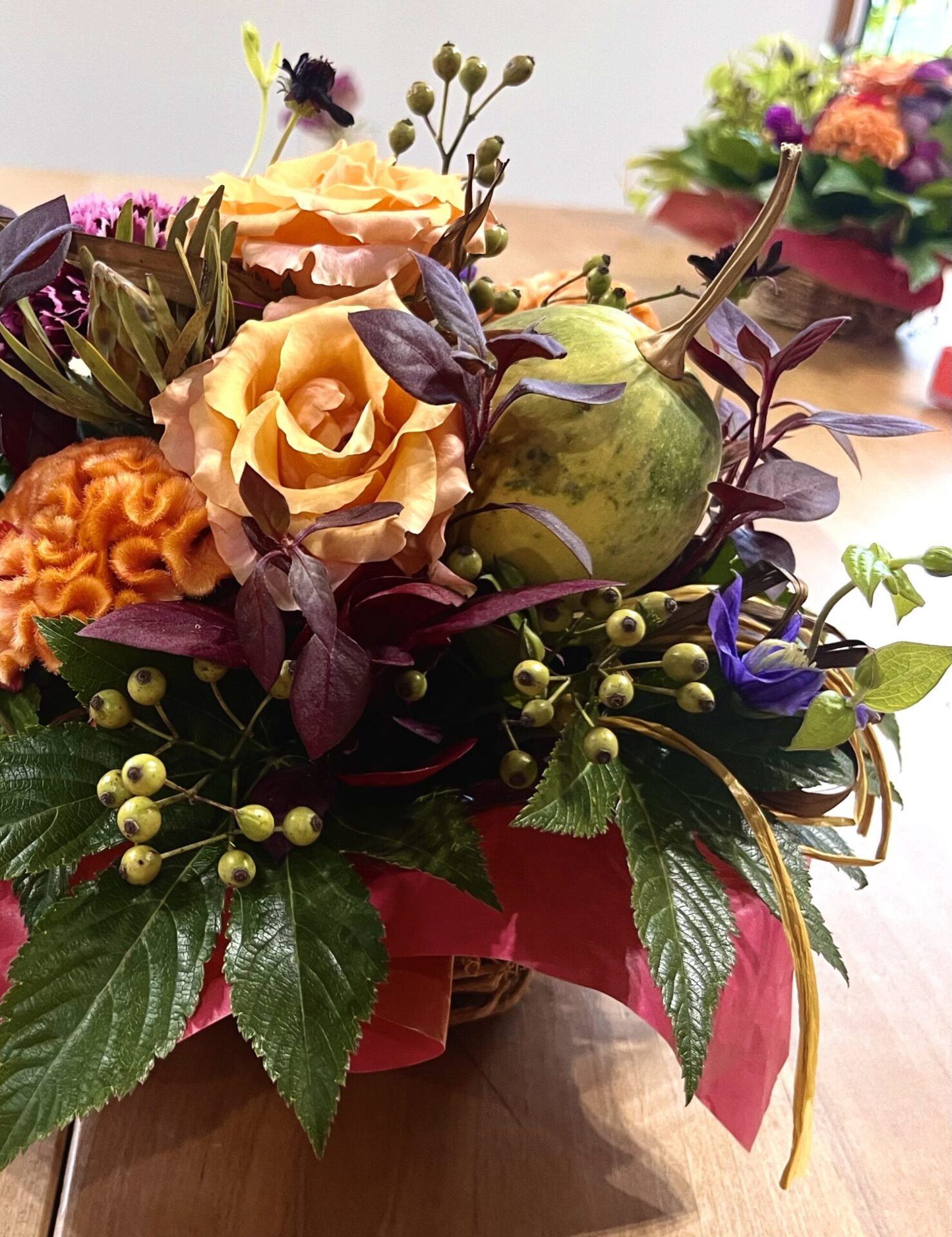 初のフラワーワークショップイベント