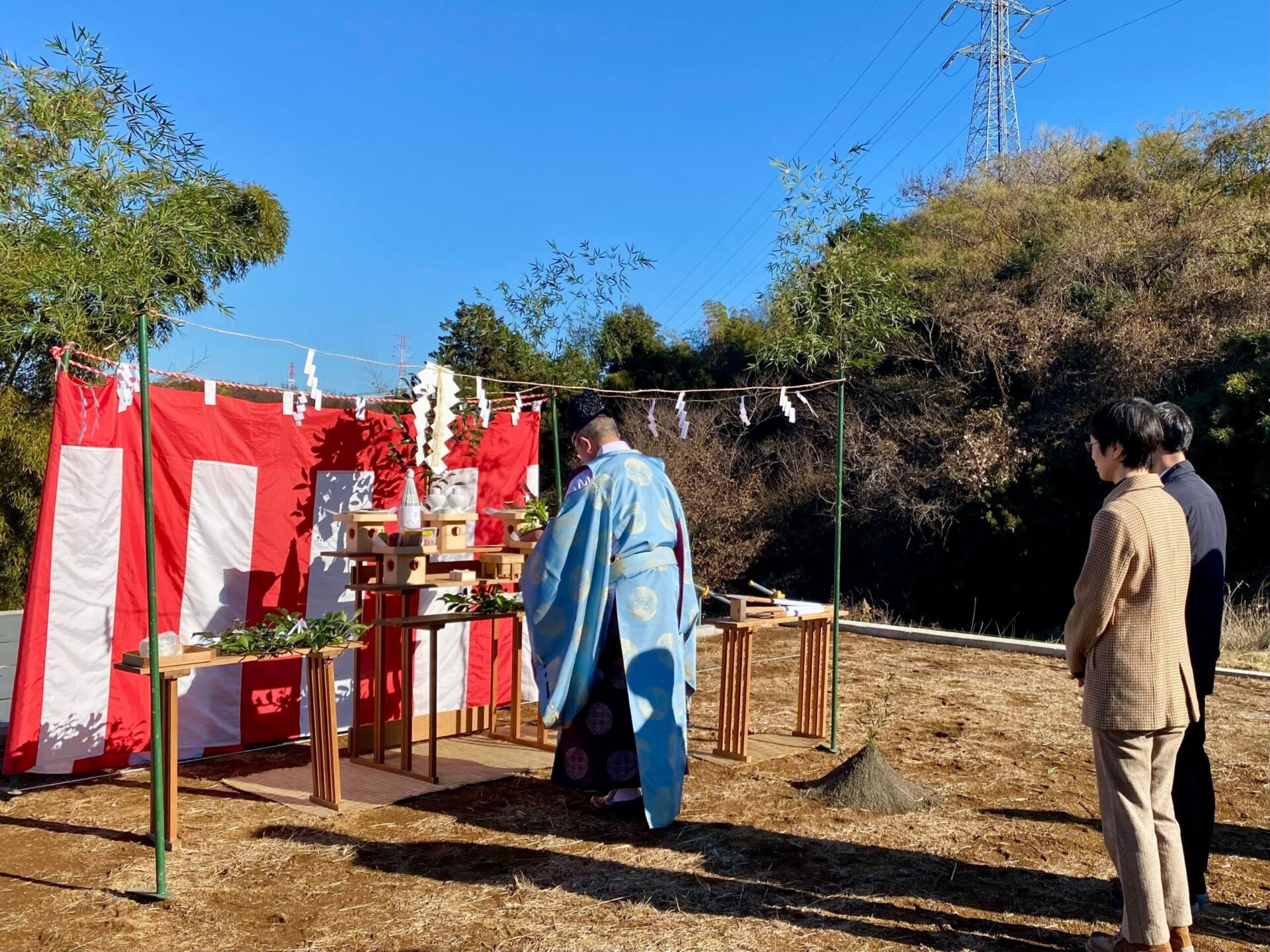 大切な一歩を踏み出す日｜「地鎮祭」を行いました。